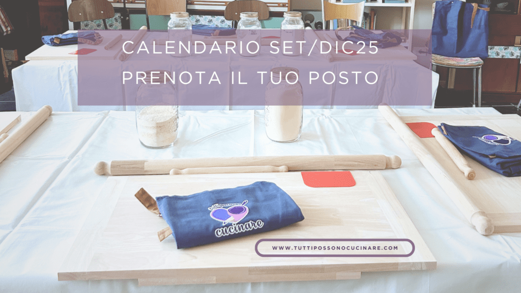 Calendario Accademia di Cucina Casalinga