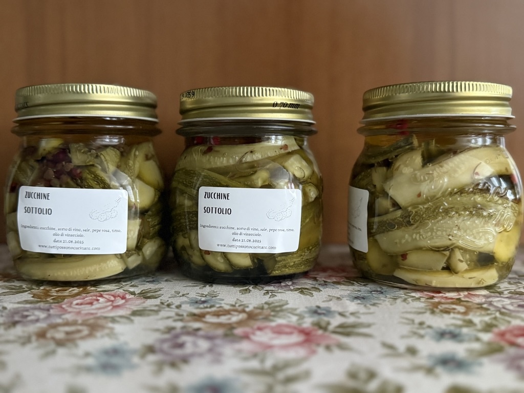 Zucchine sott’olio